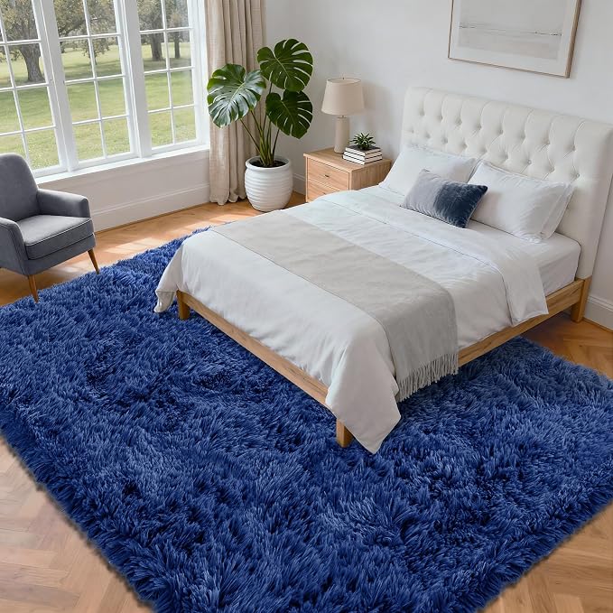 6x9 Area Rug for Living Room: Ultra Soft Fluffy Rug Modern Large Thicked Shag - Image 2