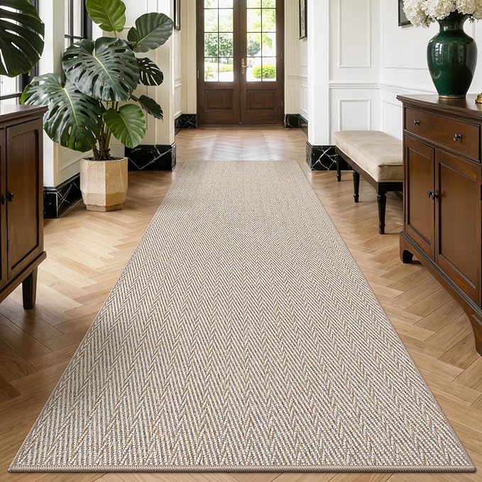 LUMI Ultra Thin Runner Rug for Hallway 2.3'x8', Non-Slip Entryway Rug by LUMI