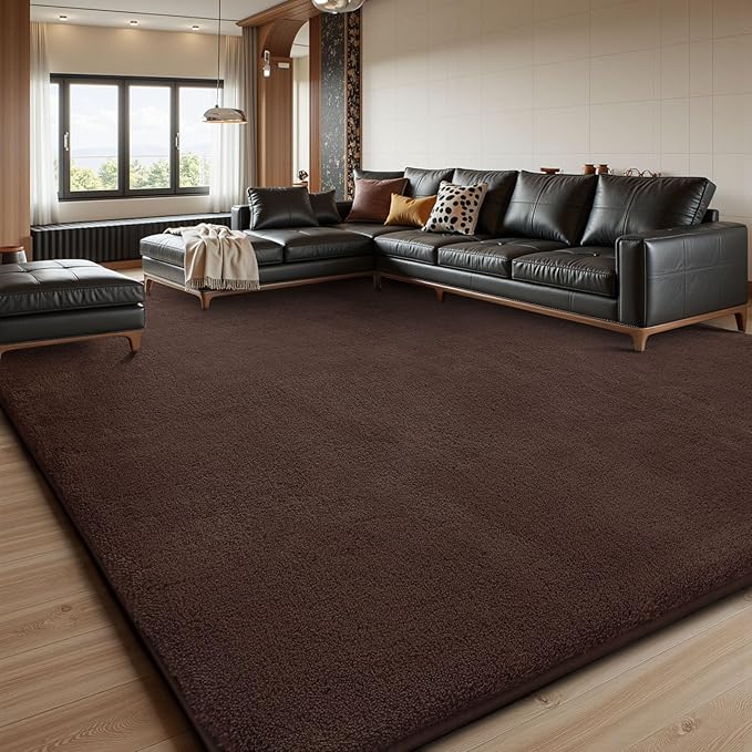 Sour Lemon 9x12 Area Rugs for Living Room, Soft Large Area Rug Fluffy Rugs for by SourLemon