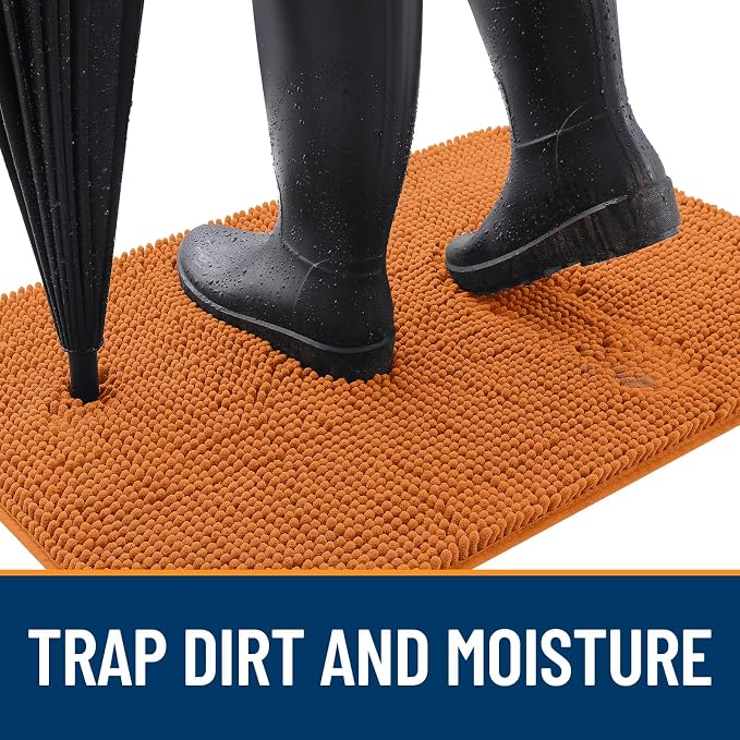 OLANLY Dog Door Mat for Muddy Paws 70x35, Absorbs Moisture and Dirt, Absorbent - Image 2