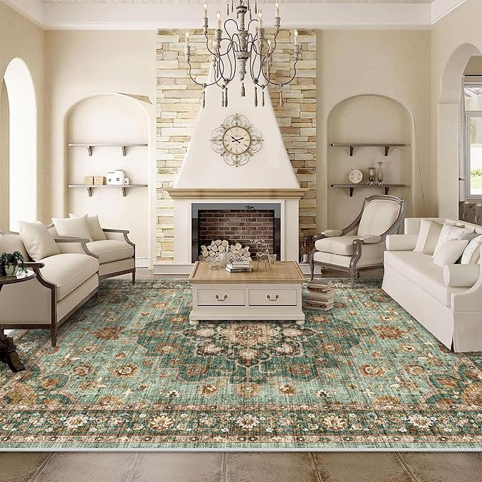 TOPRUUG Washable Oriental Area Rug by TOPRUUG