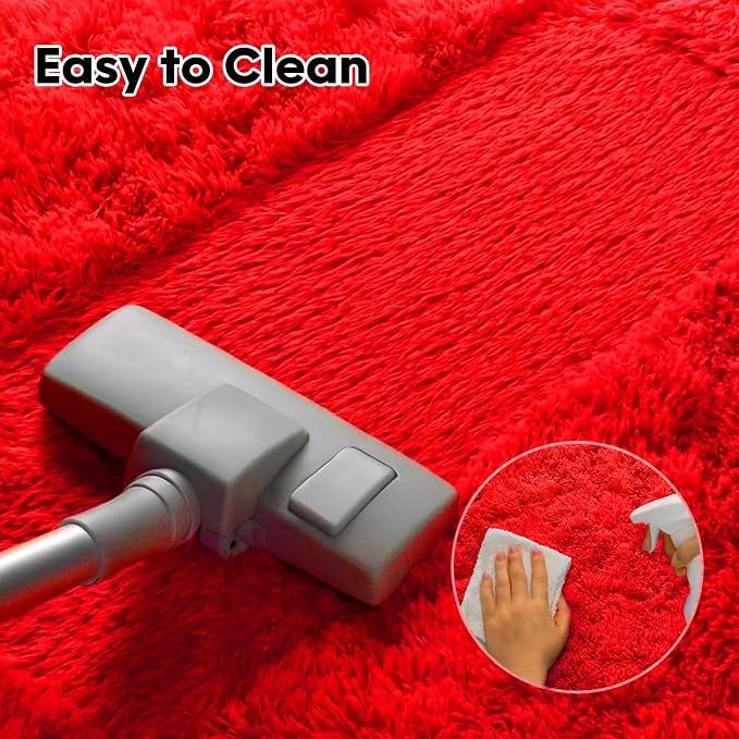 8x10 Area Rugs Living Room, Large Plush Fluffy Bedroom Carpet, Non-Slip - Image 7