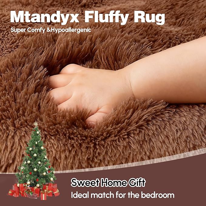 8x10 Area Rugs Living Room, Non-Slip Upgraded Indoor Thick Soft Rug, Modern - Image 2