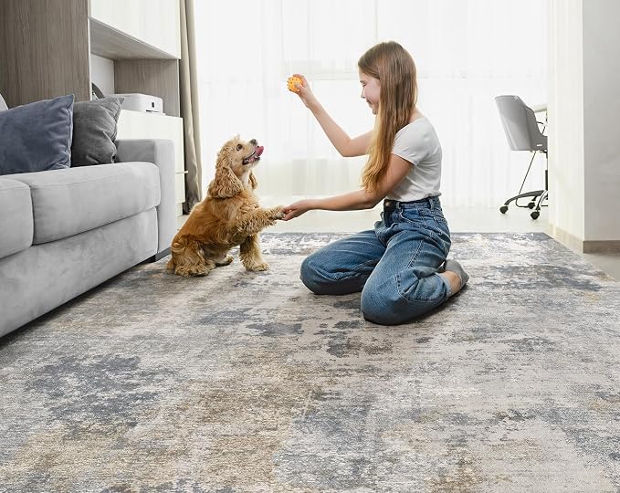 UERMEI 8x10 Area Rug Living Room Rugs - Image 9