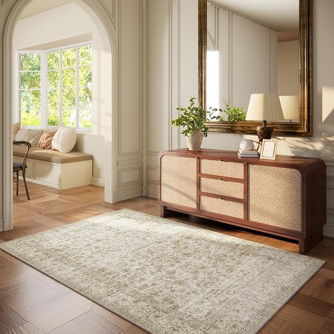 Machine Washable Throw Rugs for Entryway: Door Mat Indoor Entrance 4x6 Rug - Image 6