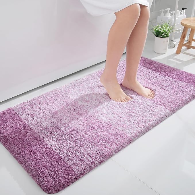 OLANLY Bathroom Runner Rugs Mat 44x24, Extra Soft Absorbent Microfiber Bath Rugs by OLANLY