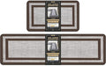 Mattitude Kitchen Mats Set of 2 Cushioned Rugs 0.47 inch Thick Anti-Fatigue Mats by Mattitude