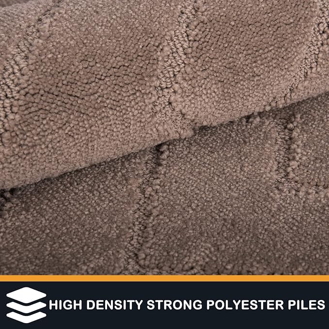 PURRUGS Dirt Trapping Door Mat 32" x 47", Non-Slip Machine Washable Entry Rug - Image 3