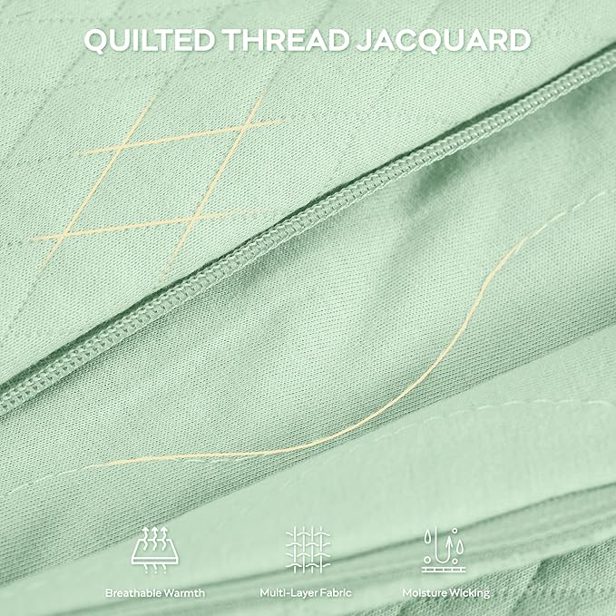 JELLYMONI Baby Sleep Sack TOG 2.5, 18-24 Months Winter Baby Wearable Blanket, 100% Cotton Infant Sleeping Sack 2-Way Zipper Warm Quilted Sleepsack