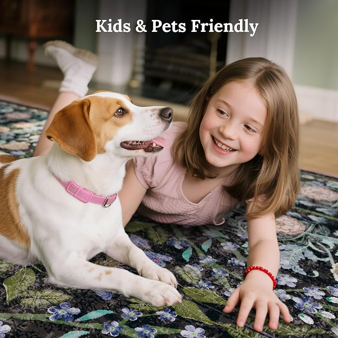 AMTOVO 2.7x8 Runner Rug for Hallway, Washable Non-Slip Long Kitchen Carpet - Image 5