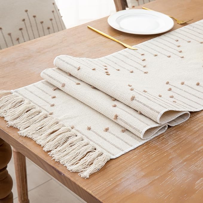 Table Runner 108 Inches Long, Boho Style - Image 2