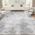 6x9 Area Rugs for Living Room Non Slip Machine Washable Rug Distressed Abstract by Tchdio