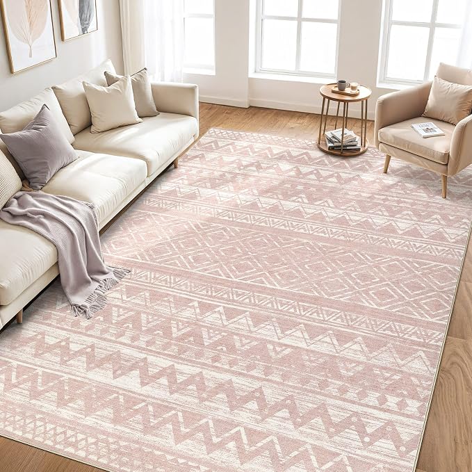 cotiled 9x12 Area Rugs Living Room Rug: Washable Boho Rugs - Image 6
