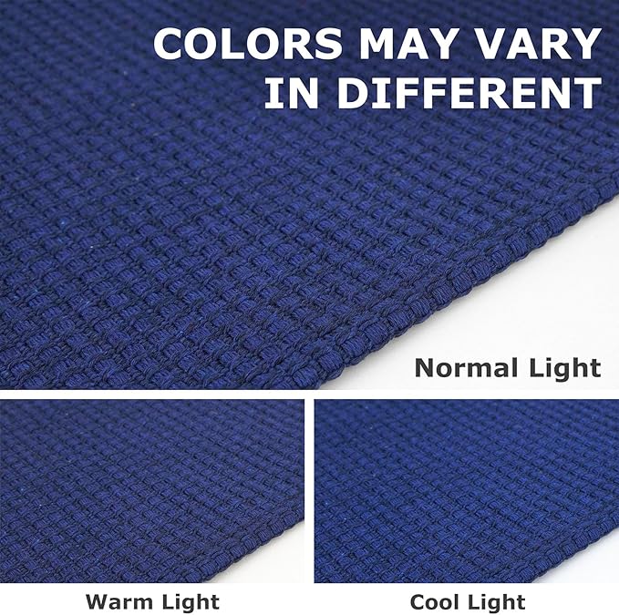 IOHOUZE Washable Area Rug 3x5 Non Slip Woven Rugs - Image 5