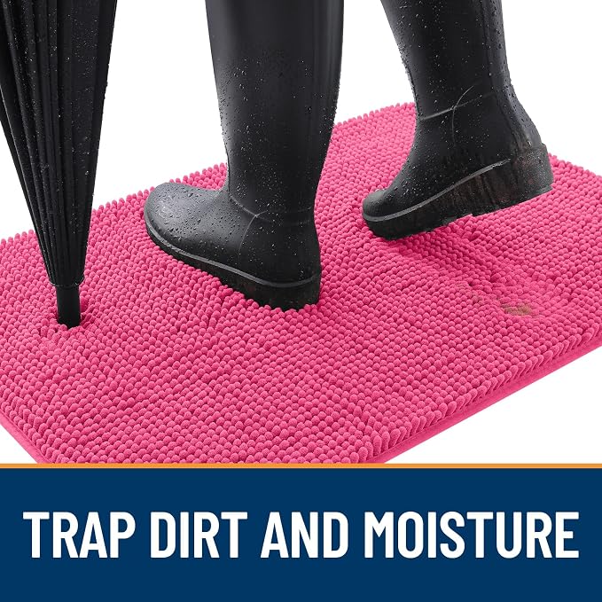 OLANLY Dog Door Mat for Muddy Paws 50x30, Absorbs Moisture and Dirt, Absorbent - Image 2