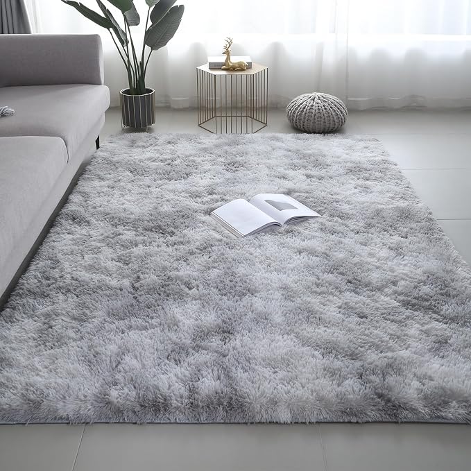 Shag Area Rugs for Bedroom Living Room, 4X6 Ultra Soft Fluffy Area Rugs for Dorm - Image 6