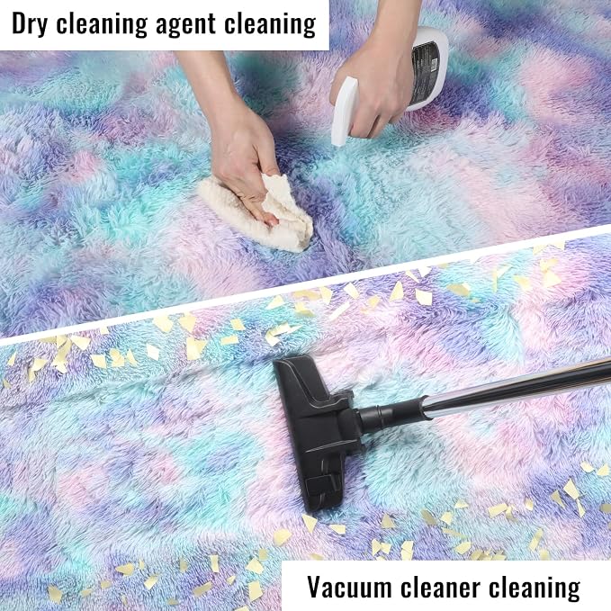 PAGISOFE Adorable Furry Rainbow Rugs - Image 7
