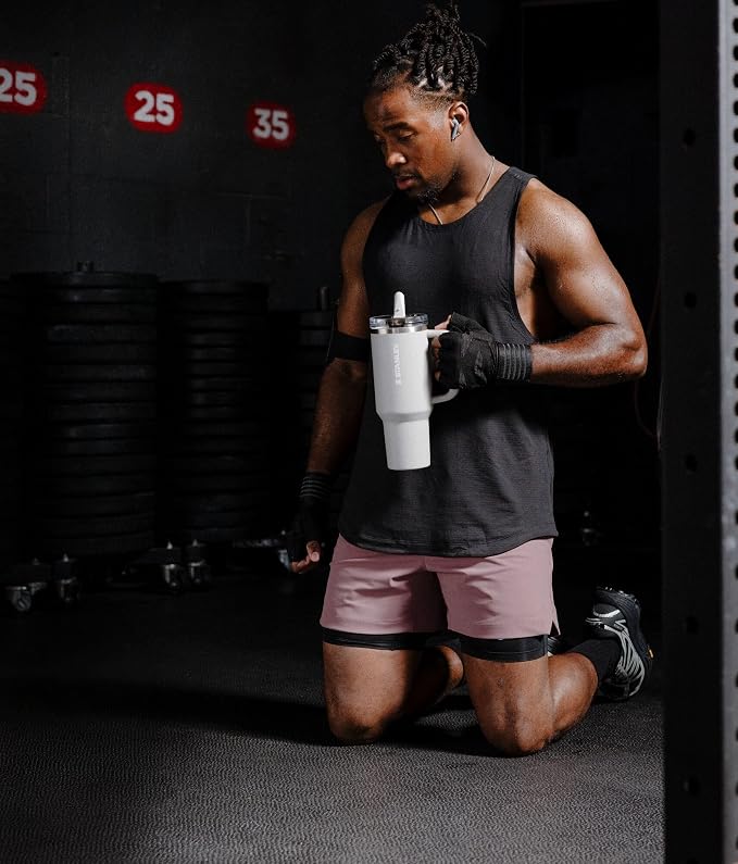 STANLEY Quencher ProTour Flipstraw Tumbler, 20 oz, Hot Pink | Built-In Straw & - Image 8
