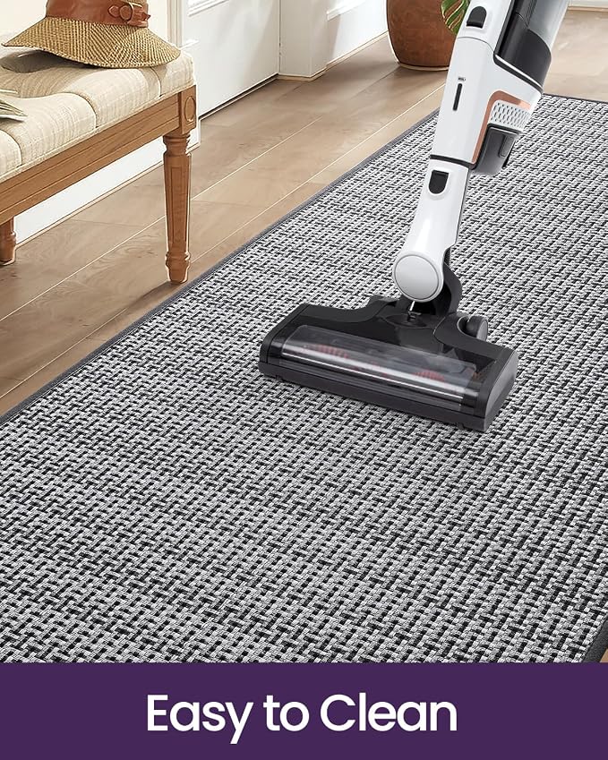 DEXI Hallway Runner Rug 2'4"x10', Non Slip Rubber Backed Runners Carpet - Image 9