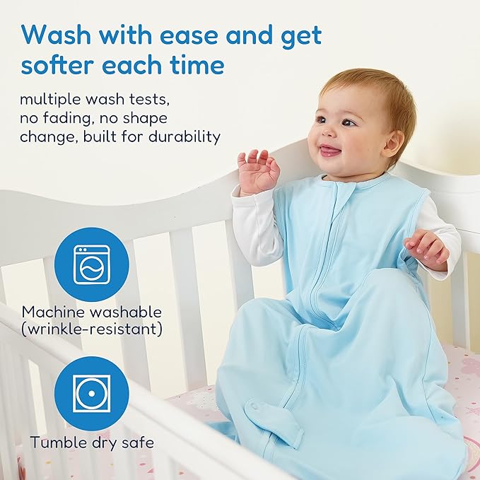 TotAha Cute Dinos Sleep Sack 6-12 Months 3 Pack, Buttery Soft Swaddle Transition Wearable Blanket Baby Sleeping Bag, 0.5 TOG