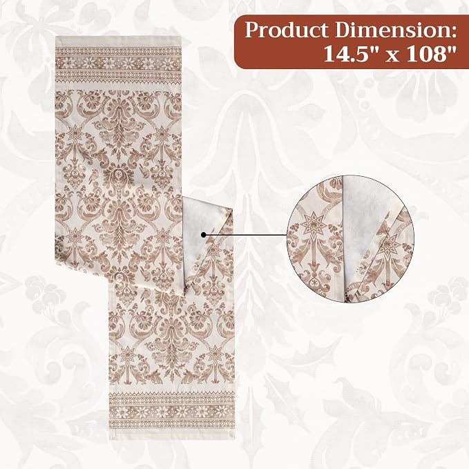Maison d' Hermine Table Runner 100% Cotton 14.50" x 108" | Table Runners 108 - Image 7