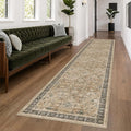 Hazo Haus Natural Taupe Washable 3x12 Extra Long Hallway Runner Rug, Washable by HazoHaus