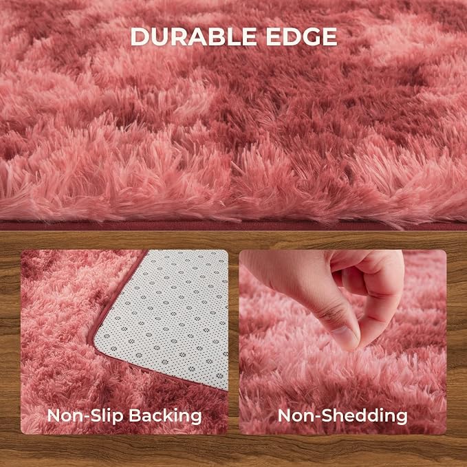 Litanika 4x6 Fluffy Shag Faux Fur Area Rug - Image 6