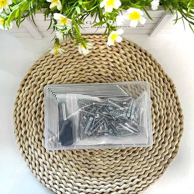 Furniture Anchors, Anti Tip Furniture Wall Anchor for Baby Proofing, Prevent Falling Furniture (Fixed 4 Items II)