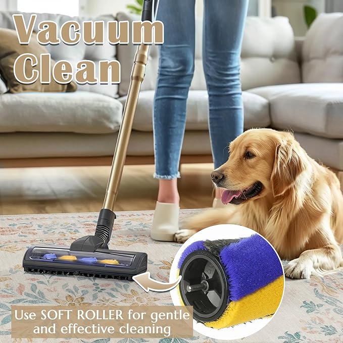 jinchan Vintage Floral 8x10 Area Rugs for Living Room - Machine Washable Distressed Design Soft Throw Rug Thin Non-Slip Large Carpet for Bedroom Nursery Dining Room Home Office(8x10ft,Apricot)