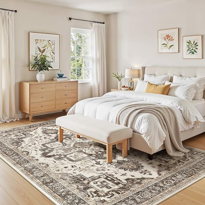 Washable 5x7 Area Rug for Living Room - Image 6