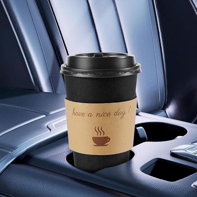 Clawsoff 500 Pack 16 oz Disposable Paper Coffee Cups - Image 3