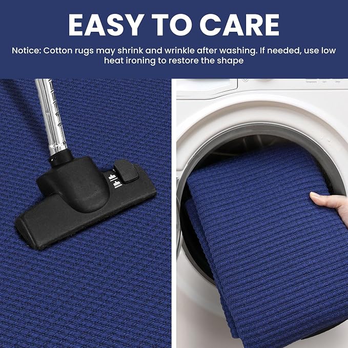 IOHOUZE Washable Runner Rug 3x12 Non Slip Rubber Backed Extra Long Hallway - Image 4
