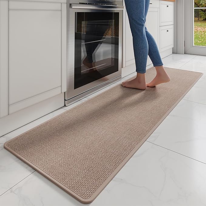 YDKGL Kitchen Mats for Floor, Super Absorbent Kitchen Rugs Non Slip Washable by YDKGL