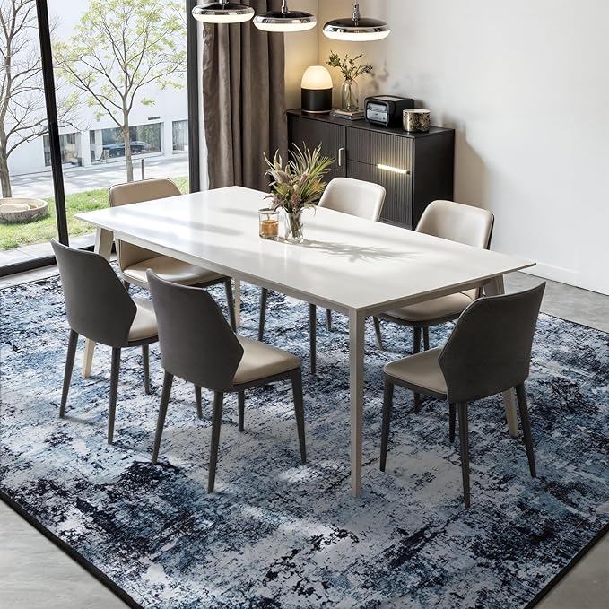 Rugflix 10x12 Area Rugs for Living Room, Washable Large Rug Stain-Resistant Low - Image 3