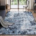 Rugflix 5x8 Area Rugs for Living Room, Washable Large Rug Stain-Resistant Low by RugflixAreaRugs