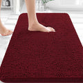 OLANLY Bathroom Rugs 35x24, Extra Soft Absorbent Chenille Bath Rugs, Rubber by OLANLY