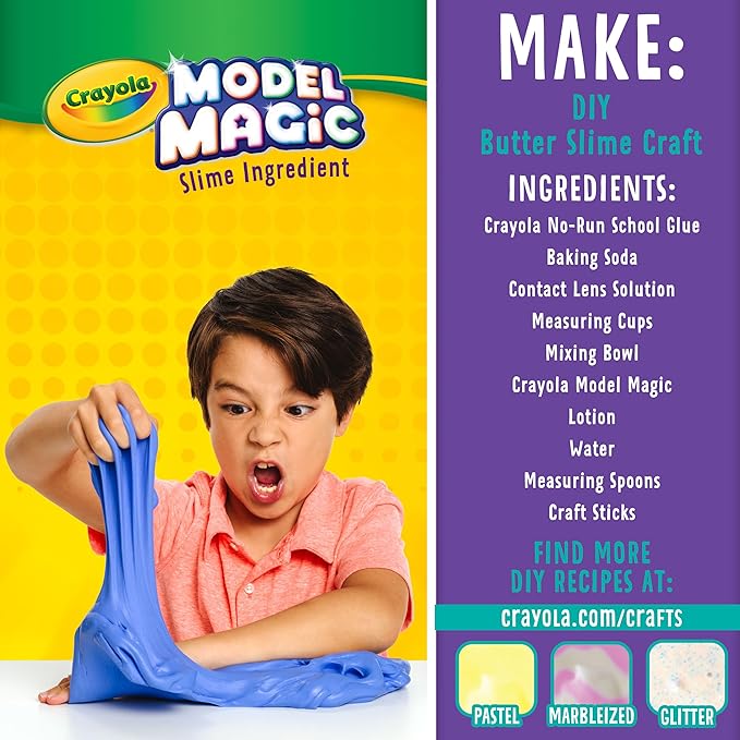 Crayola Model Magic (30pk), Bulk Modeling Clay Alternative, Air Dry, Kids Arts & Crafts, Classroom Supplies for Teachers, 15 Colors, 1oz