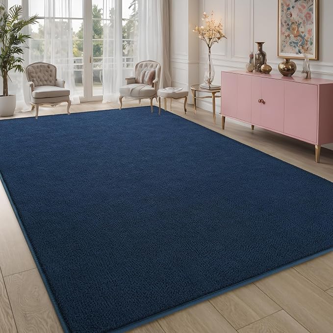 Pettop 5x7 ft Navy Blue Area Rugs - Image 7