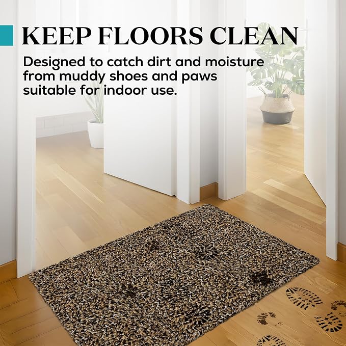 Premium Microfiber Indoor Door Mat – 20"x30" Washable Entry Mat, Waterproof - Image 3