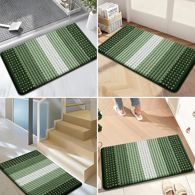 Kitinjoy Indoor Outdoor Door Mat, 71x47 Non-Slip Absorbent Dirt Trapper - Image 6