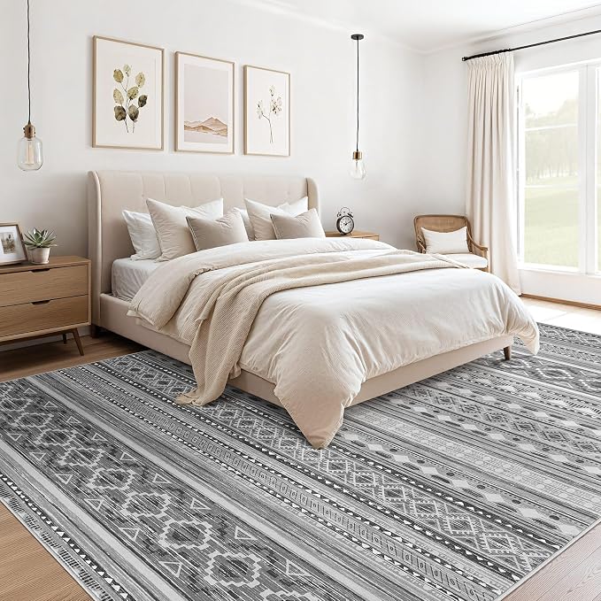 cotiled 5x7 Area Rugs Living Room Rug: Washable Boho Rugs - Image 5