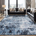 Rugflix 6x9 Area Rugs for Living Room, Washable Large Rug Stain-Resistant Low by RugflixAreaRugs