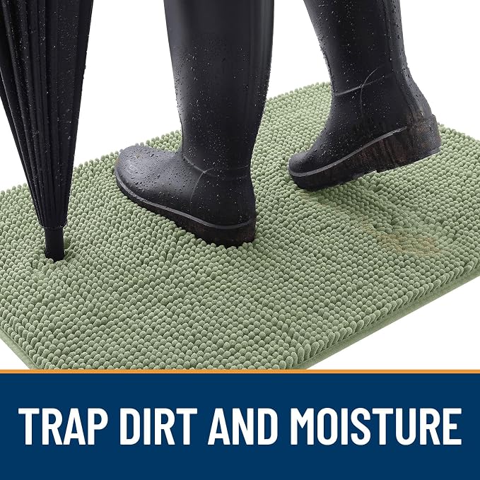 OLANLY Dog Door Mat for Muddy Paws 59x24, Absorbs Moisture and Dirt, Absorbent - Image 2