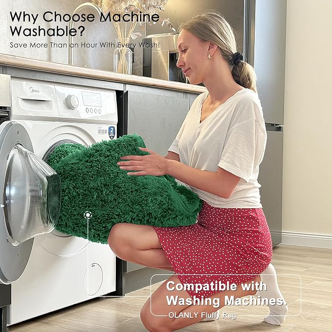OLANLY 5x7 Machine Washable Large Area Rugs - Image 2