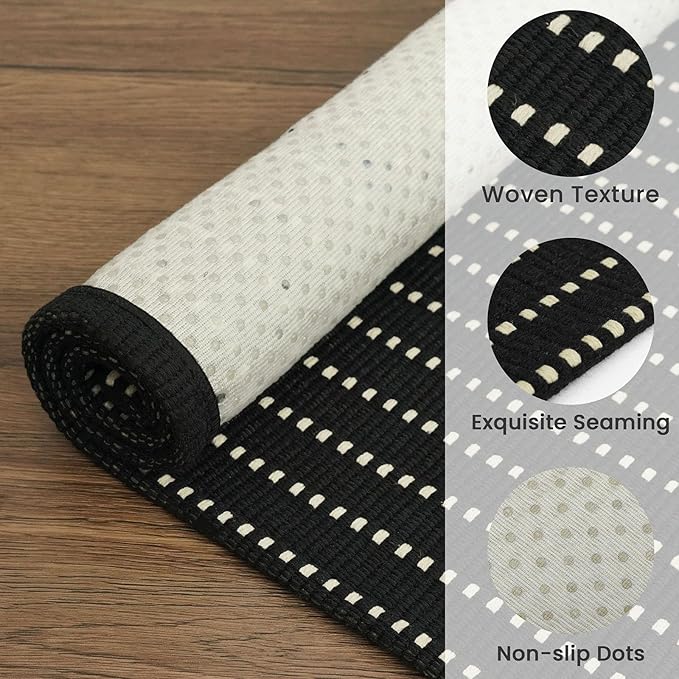 EARTHALL Small Area Rug 2x3 Ft Washable Rugs - Image 5