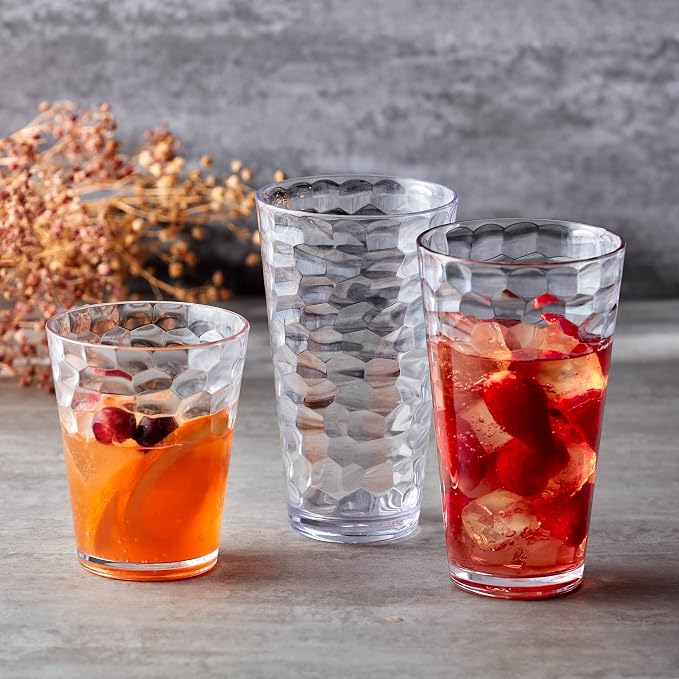 Amazing Abby - Iceberg - 16-Ounce Plastic Tumblers, All-Clear Reusable Plastic - Image 2