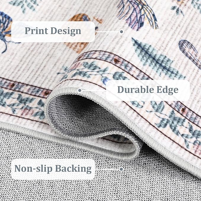 ROYHOME Washable Rug 5x7 Area Rugs - Image 3