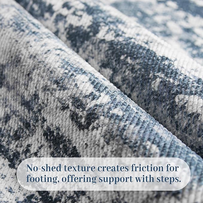 Runners for Hallways Ultra Non-Slip 2x10 Long Runner Rugs Washable Abstract - Image 3