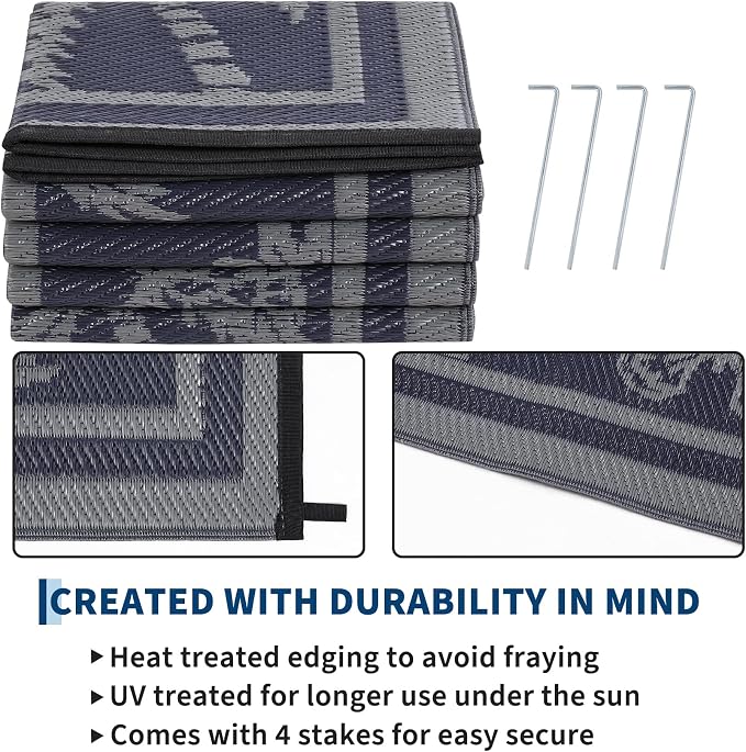 Garvee Outdoor Rug 5x8 Waterproof - Image 4