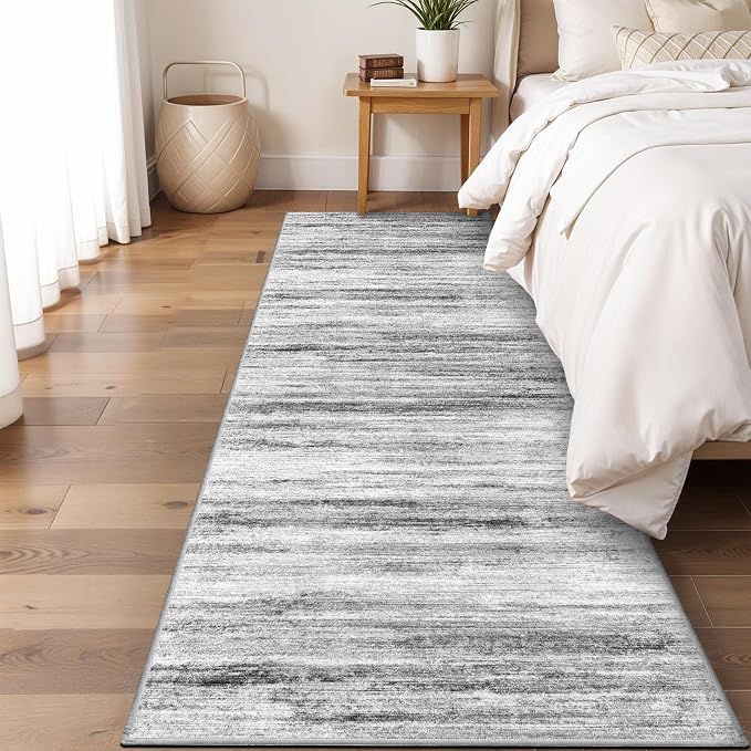 2x8 Washable Runner Rug for Family: Easy-to-Clean Runners for Hallway Entryway by WIEVEDENS